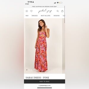 Petal and pup sarai dress brand new, worn once